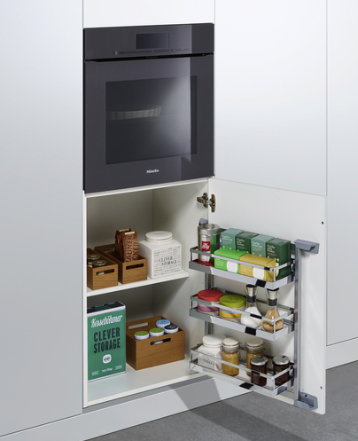 Комплект Тандем Сайд 600 мм, H 800, Арена СТИЛЬ, Рама + 3 полки, цвет ХРОМ Kessebohmer | официальный магазин