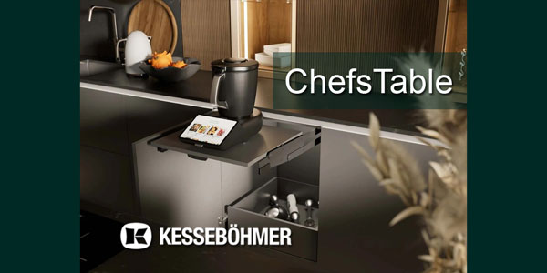 ChefsTable — революционный поворотный стол для современной кухни Kessebohmer в Ижевске
