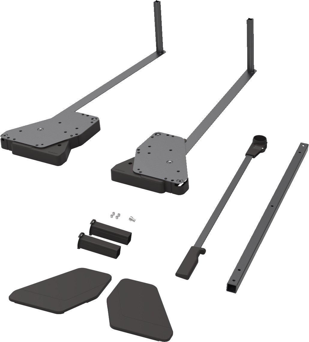 Пантограф для гардеробной усиленный Конеро W 985-1168 мм нагрузка 4-15 кг цвет ЧЕРНЫЙ Kessebohmer | официальный магазин