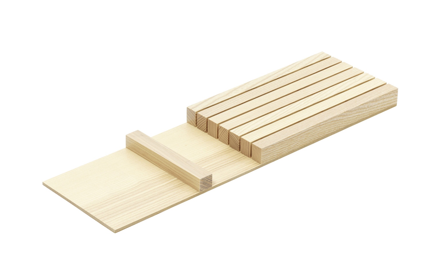 Держатель для ножей, ФайнЛайн Линик 300 мм, 137x472x26 мм, 1 шт, цвет ЯСЕНЬ светлый