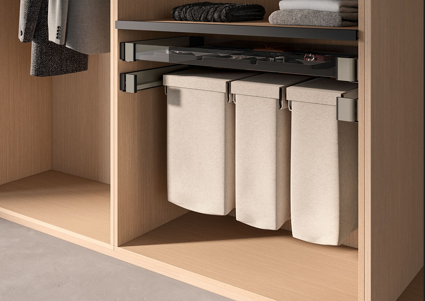 КОМПЛЕКТ Мешок для белья 320 мм Конеро W 960-1020 мм, D 345 мм; мешок широкий 1 шт; мешок узкий 2 шт; шампань Kessebohmer | официальный магазин