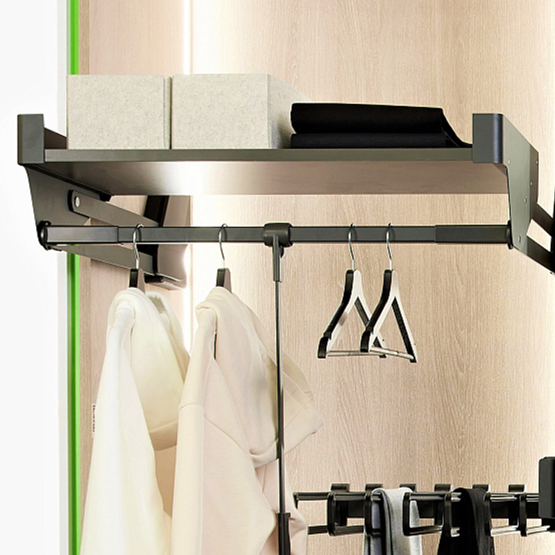 Пантограф для гардеробной с полкой CONERO КОНЕРО Kessebohmer | официальный магазин