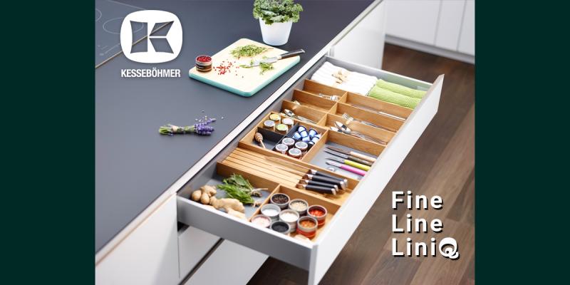 Деревянная гармония в каждом ящике: как FineLine LiniQ превращает хаос в эстетику Kessebohmer в Ижевске