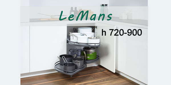 LeMans с 2 полками: новая высота рамы 720-900 мм Kessebohmer в Ижевске