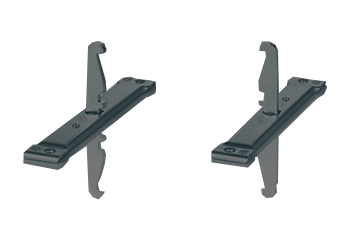 Крепление 1 уп (2 шт) к фасаду, Диспенса 90° 150 мм, цвет АНТРАЦИТ