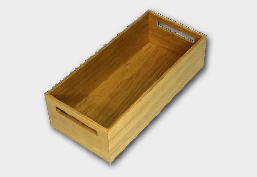 Ящик с ручками 1/3, Конвой Премио, СЕЛЕКТ, 151x324x90 мм, 1 шт, цвет ДУБ натуральный Kessebohmer | официальный магазин