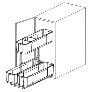 Механизмы для чистящих средств  Kessebohmer | официальный магазин