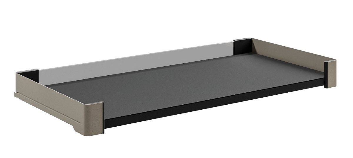 КОМПЛЕКТ Полка-столик выдвижной 450 мм Конеро H 72 W 810-870 мм, шампань Kessebohmer | официальный магазин