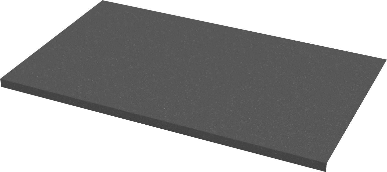 Подложка из флока в полку Конеро W 762 мм D 475 мм цвет ЧЕРНЫЙ Kessebohmer | официальный магазин