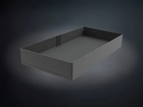 Полка 1 шт, Тандем Соло 600 мм, Арена ПЬЮР, цвет АНТРАЦИТ Kessebohmer | официальный магазин