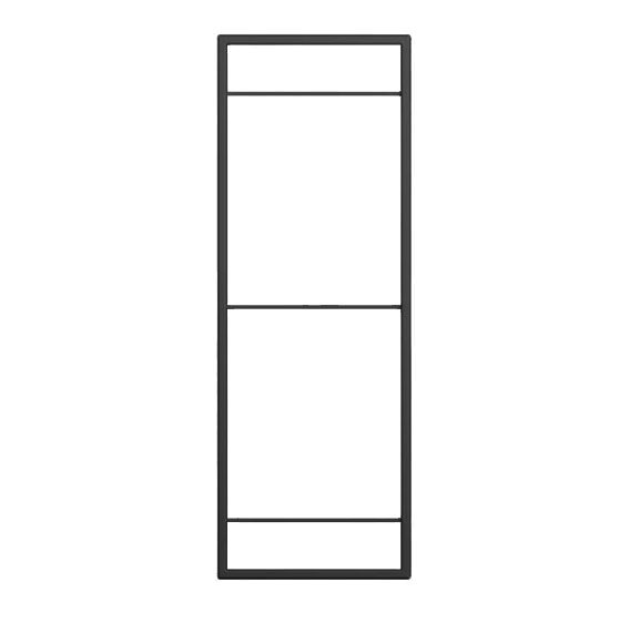 Рама из стального профиля для стеллажных систем 30x320x905 мм, Юкей, цвет ЧЕРНЫЙ