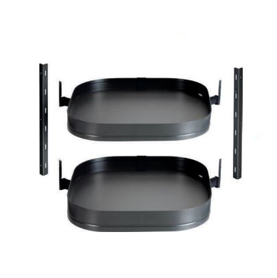 Комплект 2 полки, ТорнМоушн 600 мм, Арена ПЬЮР, цвет АНТРАЦИТ