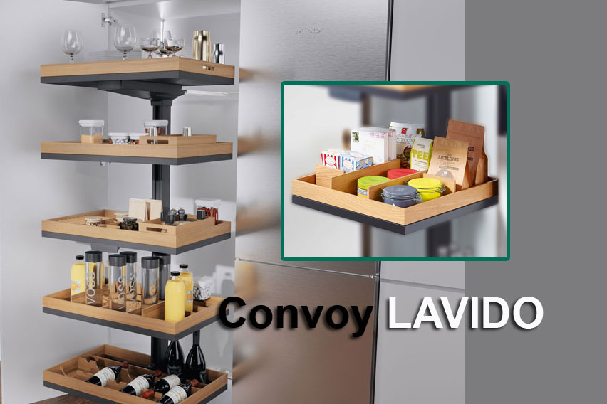 Kesseböhmer: наполнение полок Convoy LAVIDO в цвете натуральный дуб Kessebohmer в Ижевске Kesseböhmer: наполнение полок Convoy LAVIDO в цвете натуральный дуб Kessebohmer в Ижевске