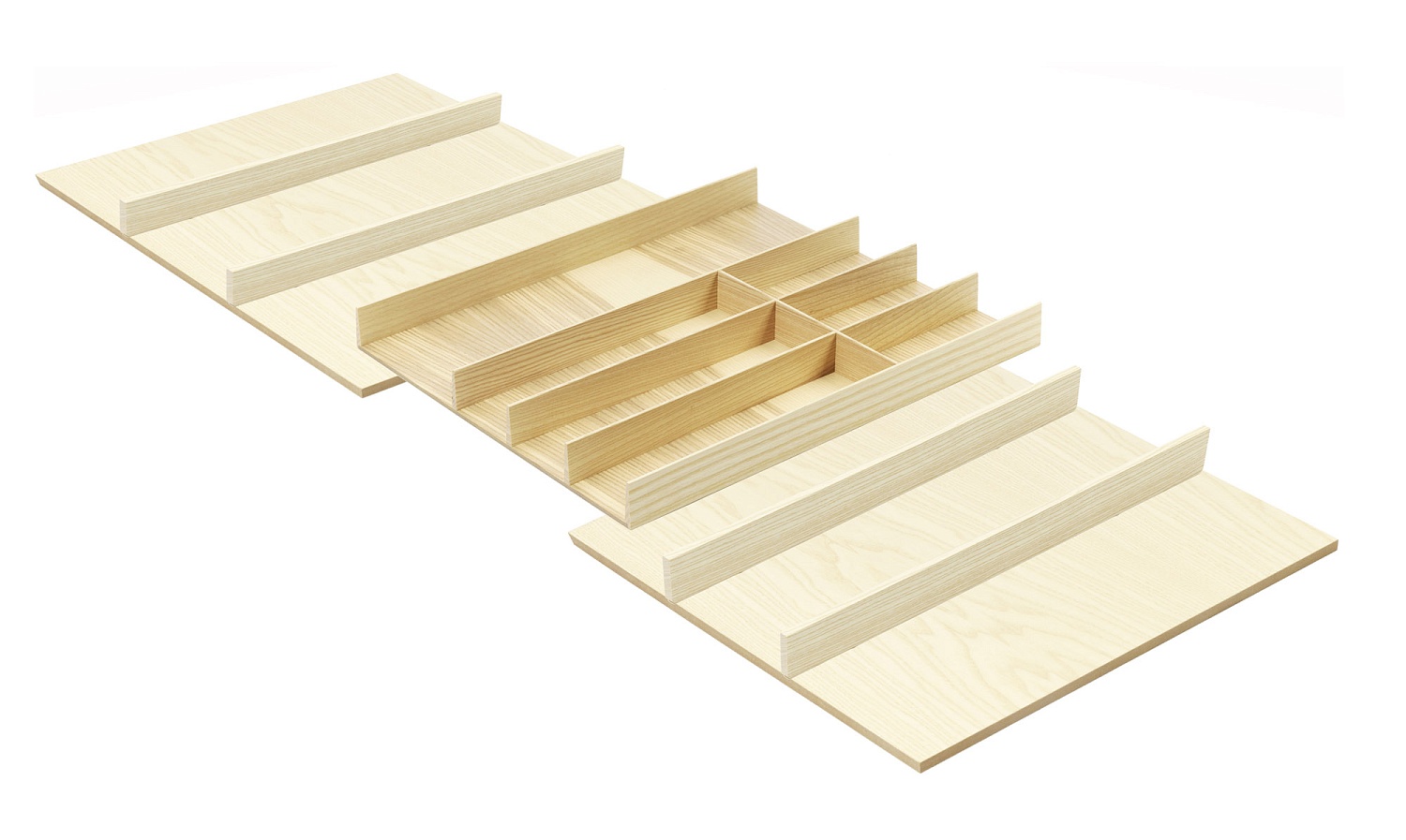 Лоток ФайнЛайн Линик 1000-1200 мм, глубина 500 мм, 1 шт, цвет ЯСЕНЬ светлый